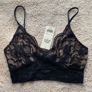 Miss Selfridge- Lace Bralette, SIZE:  US 4, UK 8